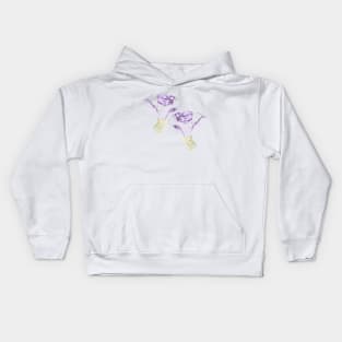 pink bell flowers Kids Hoodie